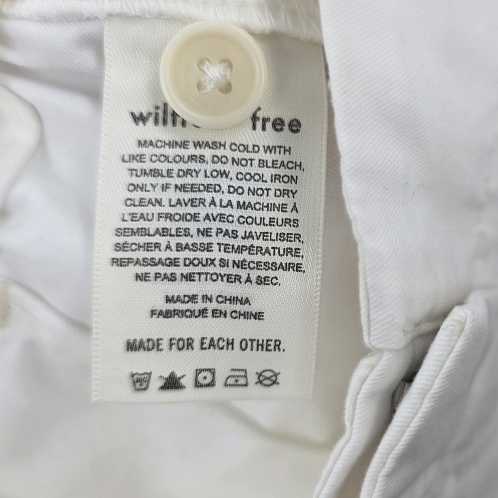 New Wilfred Free Day Off Pleated White Pants 00 - Picture 4 of 6